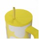 ESTIA ΘΕΡΜΟΣ STRAW TUMBLER XL SAVE THE AEGEAN 900ml YELLOW DAISY