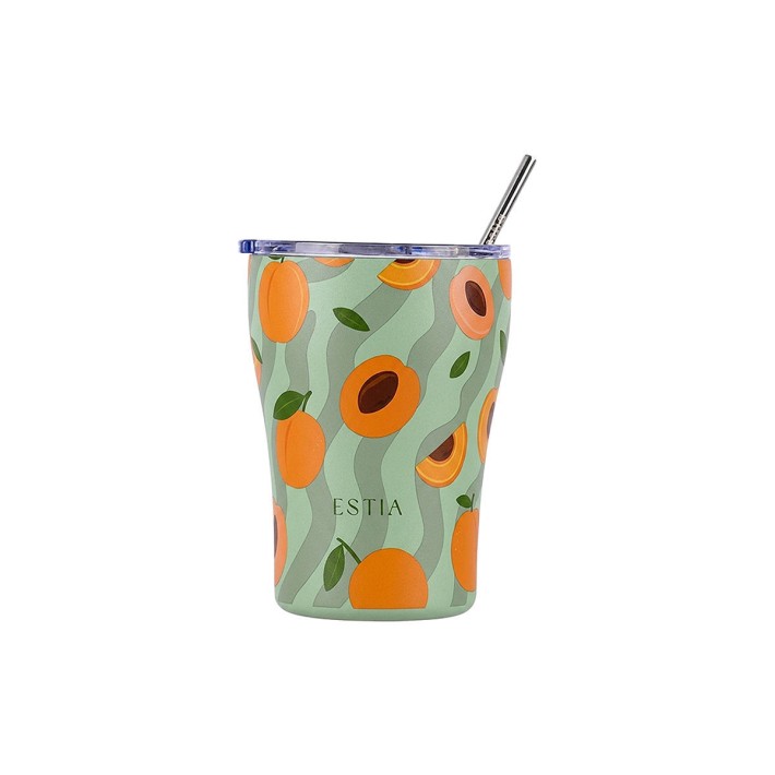 ESTIA ΘΕΡΜΟΣ COFFEE MUG SAVE THE AEGEAN 350ml PEACH GARDEN