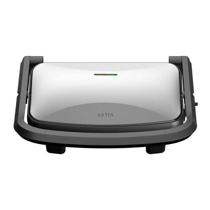 ESTIA ΤΟΣΤΙΕΡΑ INOXSENSE 2 ΘΕΣΕΩΝ 1000W ΜΕ ΑΝΤΙΚΟΛΛΗΤΙΚΕΣ ΠΛΑΚΕΣ