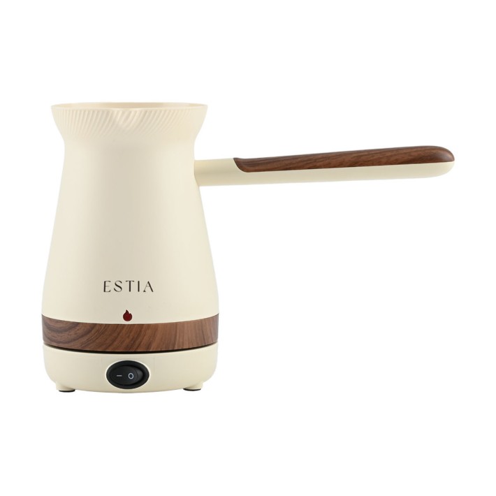ESTIA ΗΛΕΚΤΡΙΚΟ ΜΠΡΙΚΙ PURE CREAM 1000W ΜΕ ΑΠΟΣΠΩΜΕΝΗ ΒΑΣΗ 360° 0.25Lt ΚΡΕΜ