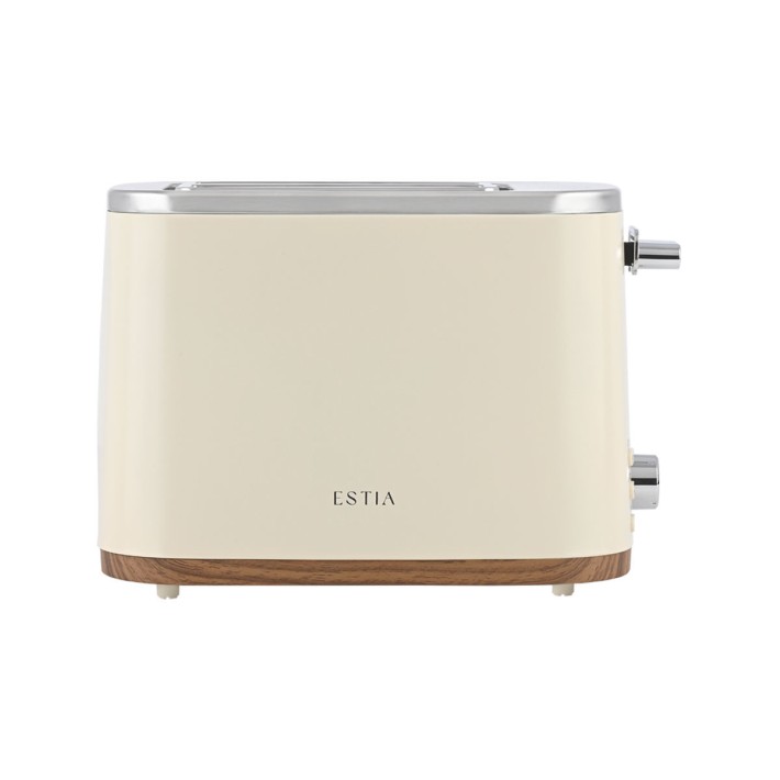 ESTIA ΦΡΥΓΑΝΙΕΡΑ  PURE CREAM 2 ΘΕΣΕΩΝ 800W ΚΡΕΜ