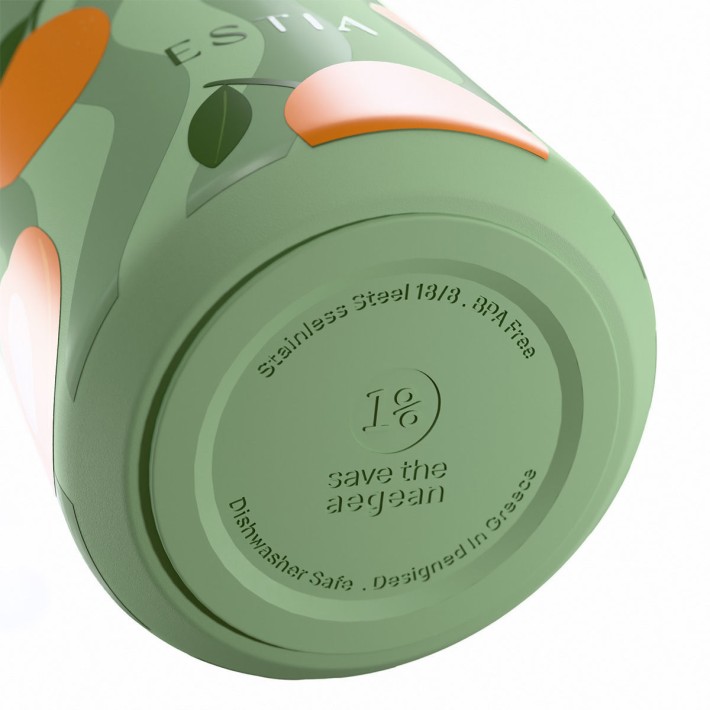 ESTIA ΘΕΡΜΟΣ FLOW  SAVE THE AEGEAN 500ml PEACH GARDEN