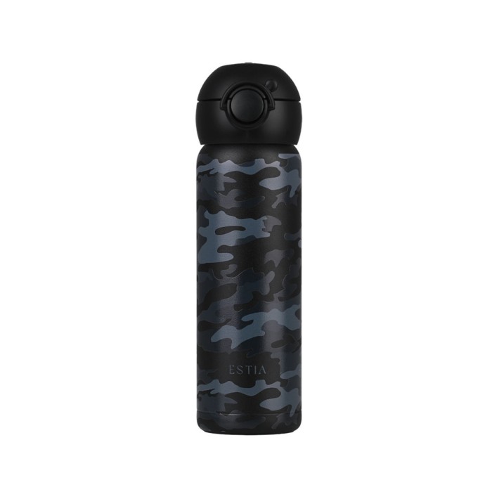 ESTIA ΘΕΡΜΟΣ ΠΑΙΔΙΚΟ HANDY BOTTLE SAVE THE AEGEAN 470ml DARK CAMO