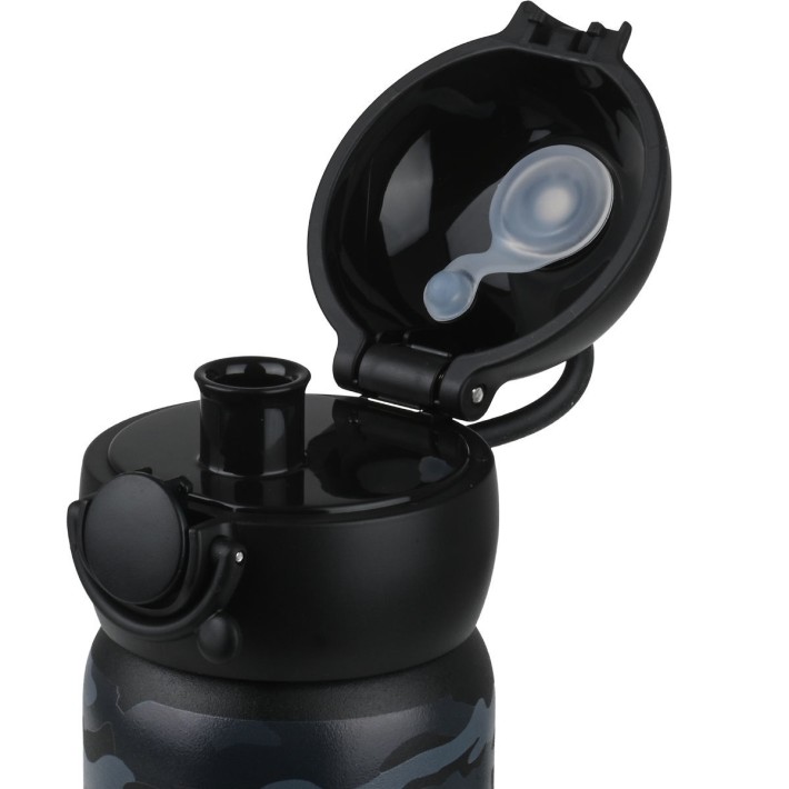 ESTIA ΘΕΡΜΟΣ ΠΑΙΔΙΚΟ HANDY BOTTLE SAVE THE AEGEAN 470ml DARK CAMO