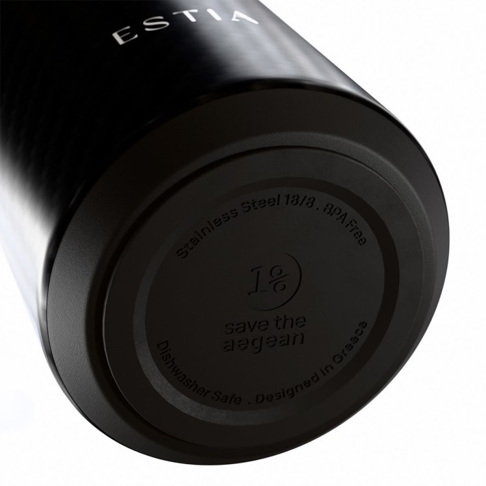 ESTIA ΘΕΡΜΟΣ FLOW  SAVE THE AEGEAN 500ml CARBON FIBRE
