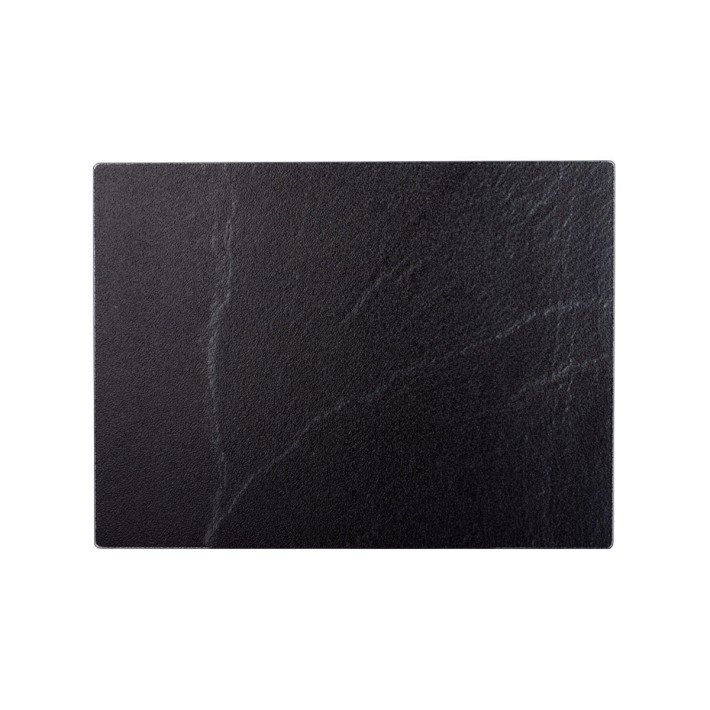 ESTIA ΓΥΑΛΙΝΗ ΕΠΙΦΑΝΕΙΑ ΚΟΠΗΣ ΑΝΑΓΛΥΦΗ BLACK MARBLE 30.5X41cm