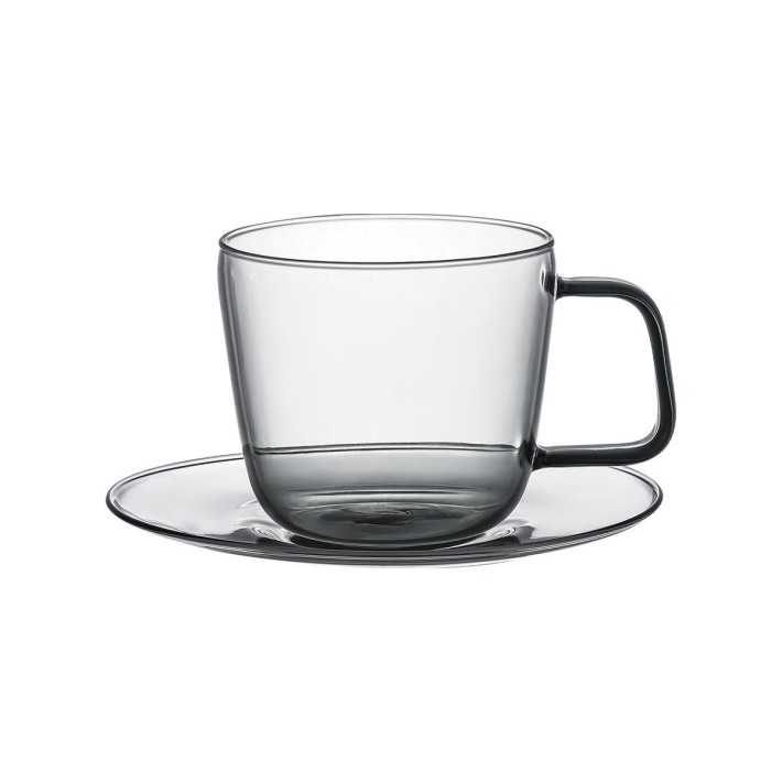 ESTIA ΦΛΙΤΖΑΝΙ ΚΑΦΕ YALO ΜΕ ΠΙΑΤΑΚΙ 280ml ΓΚΡΙ