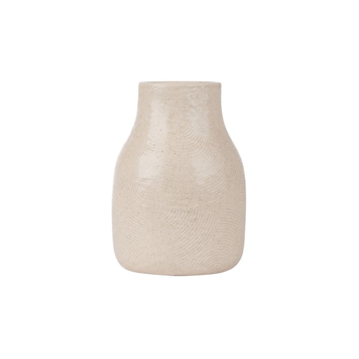 ESTIA ΒΑΖΟ CLAYRA ΚΕΡΑΜΙΚΟ 10.3x10.3x14.5cm IVORY