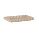 ESTIA ΔΙΣΚΟΣ ΟΡΘΟΓΩΝΙΟΣ NYRA RIB 28.4x18.3x3cm IVORY