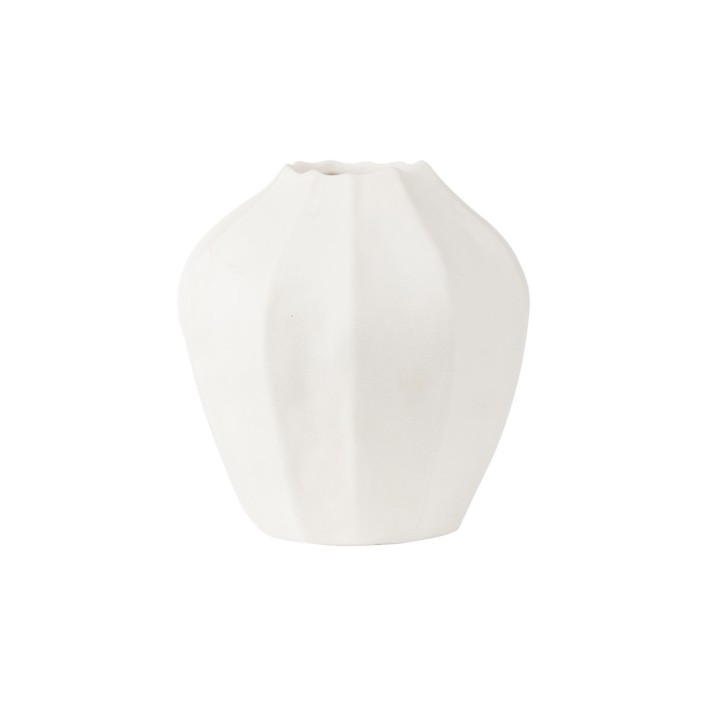 ESTIA ΒΑΖΟ ΠΛΙΣΕ CLAYRA ΚΕΡΑΜΙΚΟ 13.5x13.2x14.3cm IVORY