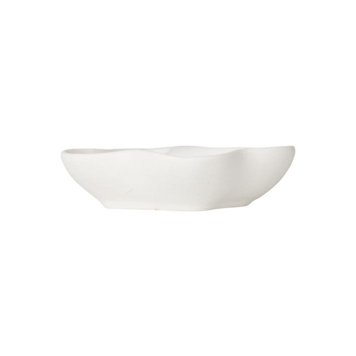 ESTIA ΔΙΣΚΟΣ CLAYRA CLOUDY ΚΕΡΑΜΙΚΟΣ 16.8x14.5x4.5cm ΛΕΥΚΟΣ