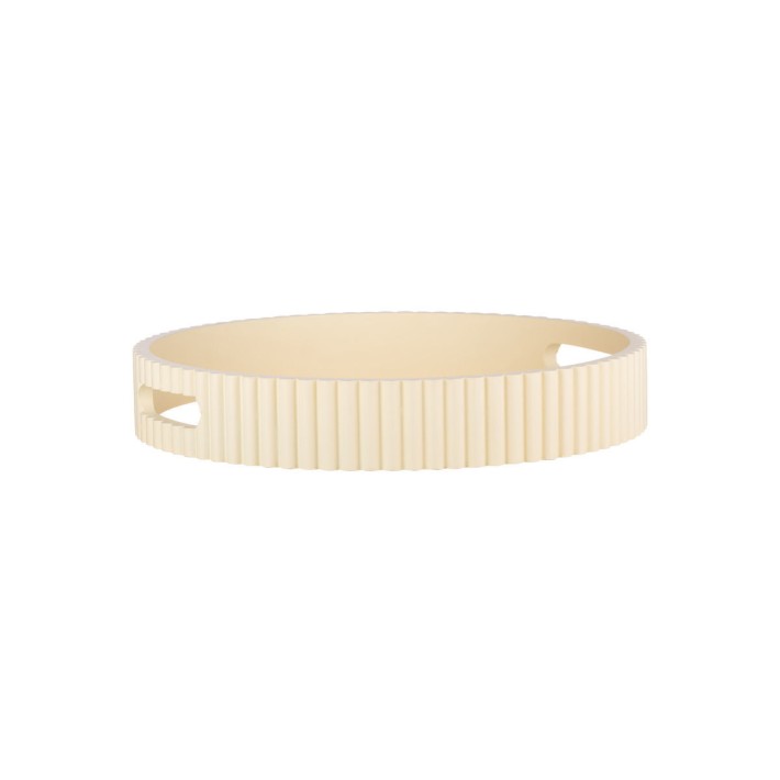 ESTIA ΞΥΛΙΝΟΣ ΔΙΣΚΟΣ ΣΕΡΒΙΡΙΣΜΑΤΟΣ FIBRA BUTTER YELLOW 30cm