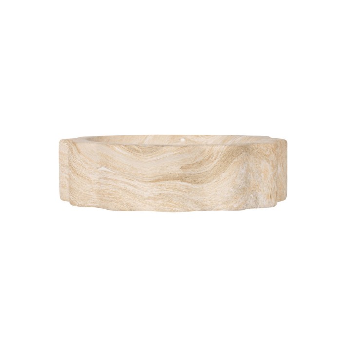 ESTIA ΔΙΑΚΟΣΜΗΤΙΚΟΣ ΔΙΣΚΟΣ CLAYRA ΚΕΡΑΜΙΚΟΣ 26.5x7cm IVORY