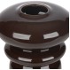ESTIA ΒΑΖΟ BUBBLES CLAYRA ΚΕΡΑΜΙΚΟ 17.5cm ΜΑΥΡΟ