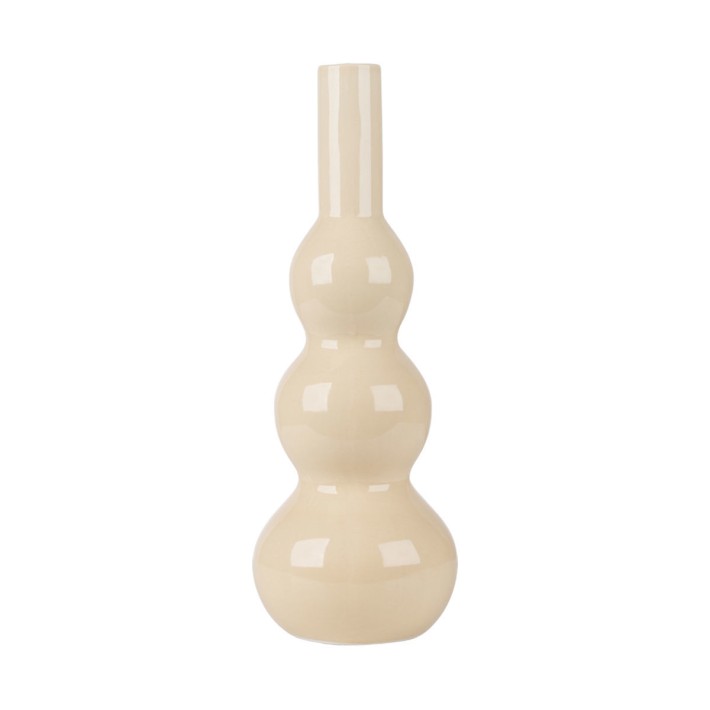ESTIA ΒΑΖΟ BUBBLES CLAYRA ΚΕΡΑΜΙΚΟ 36cm IVORY