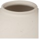 ESTIA ΣΤΡΟΓΓΥΛΟ ΒΑΖΟ CLAYRA ΚΕΡΑΜΙΚΟ 11cm OFF WHITE