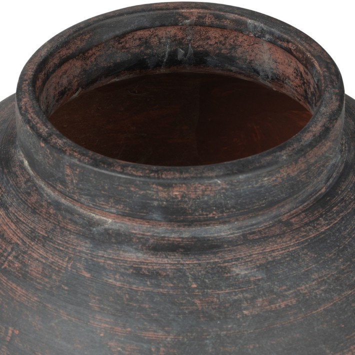 ESTIA ΒΑΖΟ CLAYRA ΜΕ ΟΡΓΑΝΙΚΟ ΣΧΗΜΑ ΚΕΡΑΜΙΚΟ 12.2cm RUST