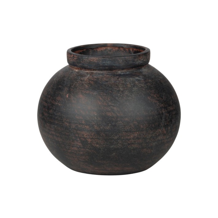 ESTIA ΒΑΖΟ CLAYRA ΜΕ ΟΡΓΑΝΙΚΟ ΣΧΗΜΑ ΚΕΡΑΜΙΚΟ 8.7cm RUST