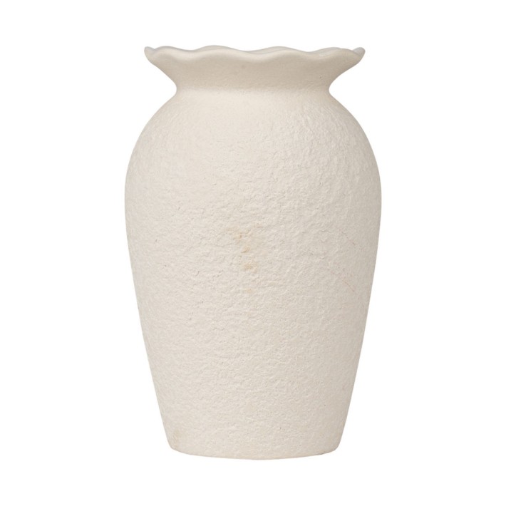 ESTIA ΒΑΖΟ ΤΥΠΟΥ ΑΜΦΟΡΕΑ CLAYRA ΚΕΡΑΜΙΚΟ 18.5cm OFF WHITE