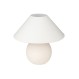 ESTIA ΕΠΙΤΡΑΠΕΖΙΟ ΦΩΤΙΣΤΙΚΟ CLAYRA Φ28x28cm OFF WHITE