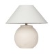 ESTIA ΕΠΙΤΡΑΠΕΖΙΟ ΦΩΤΙΣΤΙΚΟ CLAYRA Φ39x40cm OFF WHITE