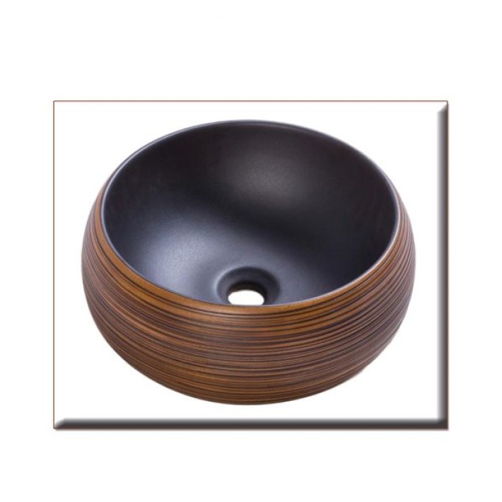 ZAGORA  ΝΙΠΤΗΡΑΣ 350*350*160 ΣΑΓΡΕ KAFE MAT MAYRO
