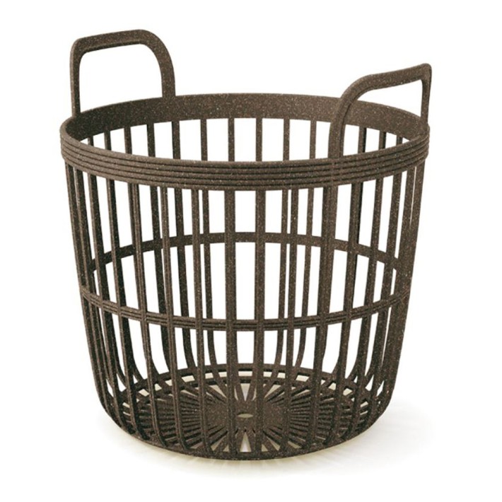 ZOE BASKET ECO WOOD ΚΑΦΕ ΠΛΑΣΤΙΚΟ ΚΑΛΑΘΙ Φ42Χ41ΕΚ