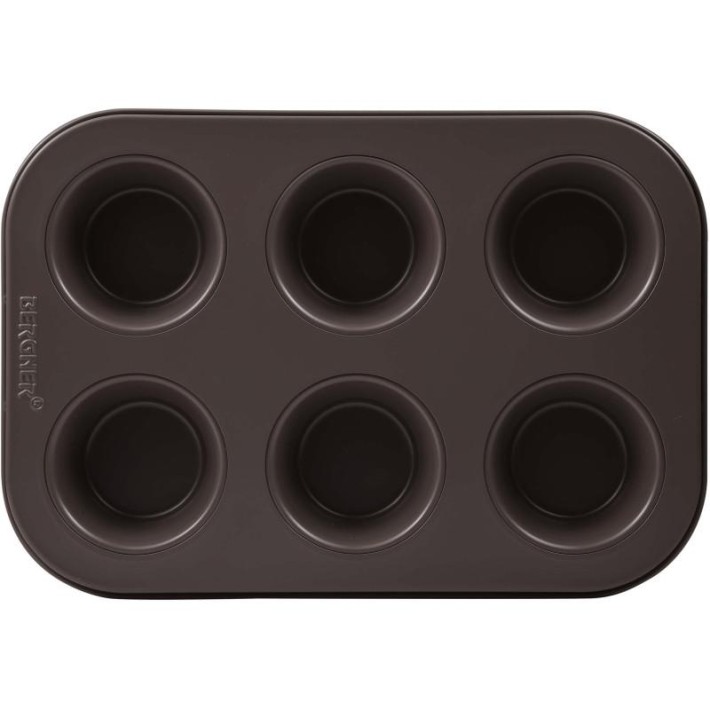 ΣΕΤ 2τεμ. ΑΝΤ/ΚΕΣ ΦΟΡΜΕΣ MUFFIN 6 θέσεων 26.5x18.5cm LOVERS BG-37197-CO - BERGNER