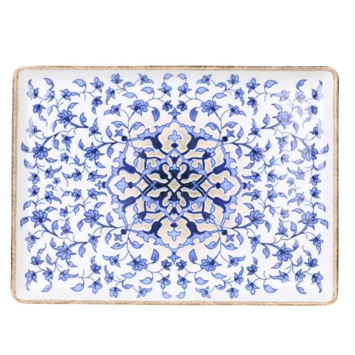 ΠΙΑΤΕΛΑ ΟΡΘΟΓΩΝΙΑ 30x22cm TILE LEGACY 890726 - KUTAHYA PORSELEN