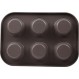 ΣΕΤ 2τεμ. ΑΝΤ/ΚΕΣ ΦΟΡΜΕΣ MUFFIN 6 θέσεων 26.5x18.5cm LOVERS BG-37197-CO - BERGNER
