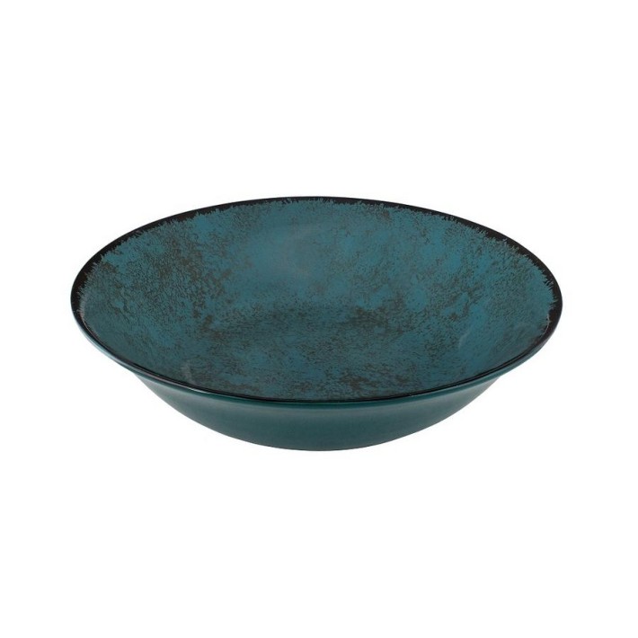Oriana Ferelli Σαλατιέρα από Πορσελάνη Πράσινη 23x6cm