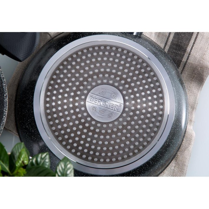 Bergner Orion BG-08514 Βαθιά Κατσαρόλα από Αλουμίνιο Φ20x8,5cm - 2,2lt