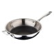 MasterPro Hi-Tech3 Wok από Ανοξείδωτο Ατσάλι με Αντικολλητική Επίστρωση Φ28x8cm