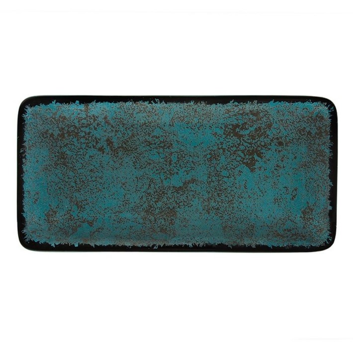 18274-99/TEAL ΠΙΑΤΕΛΑ ΠΟΡΣΕΛΑΝΗ ΟΡΘΟΓ. 27x16cm