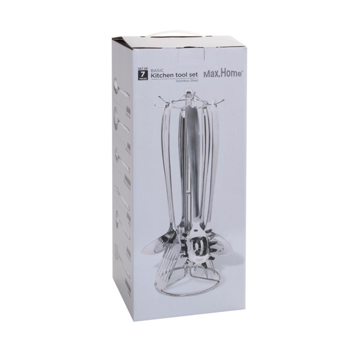 ΣΕΤ 6τεμ. ΚΟΥΤΑΛΕΣ ΑΝΟΞΕΙΔΩΤΕΣ σε ΒΑΣΗ BASIC H2009 - Max.Home®