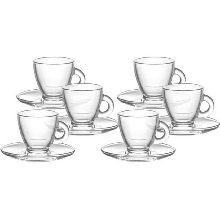 ΣΕΤ 6τεμ. ΦΛΙΤΖΑΝΙΑ CAPPUCCINO ΜΕ ΠΙΑΤΑΚΙΑ 225cc ROMA - LAV
