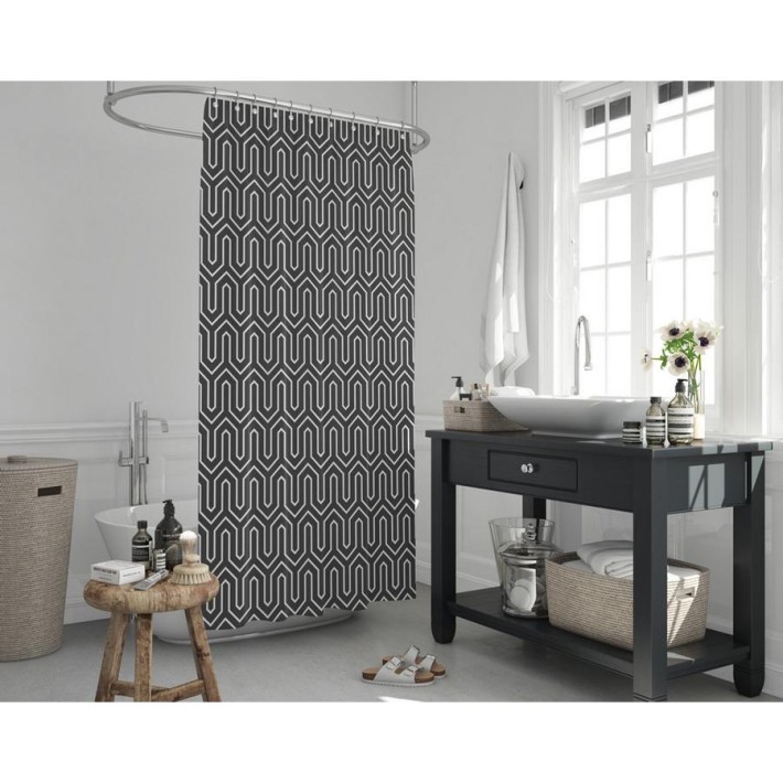 ETHNIC 1076 ΚΟΥΡΤΙΝΑ ΜΠΑΝΙΟΥ 180x200cm 100% POLYESTER