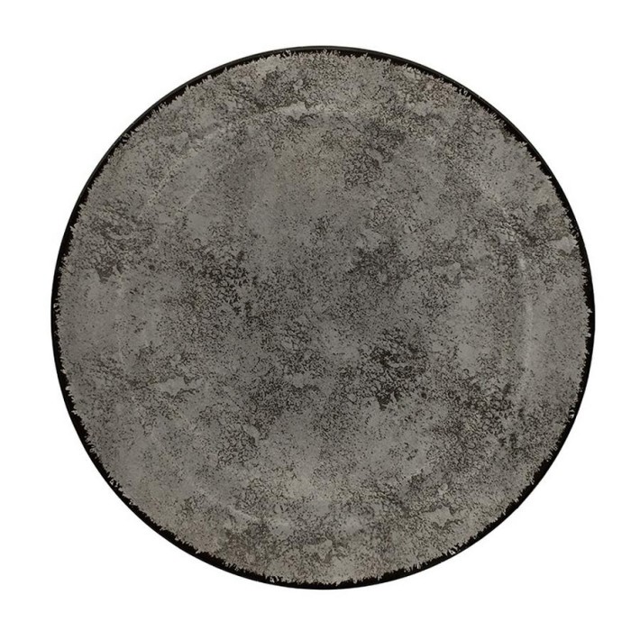 Oriana Ferelli Πιάτο Ρηχό από Πορσελάνη Grey 27cm