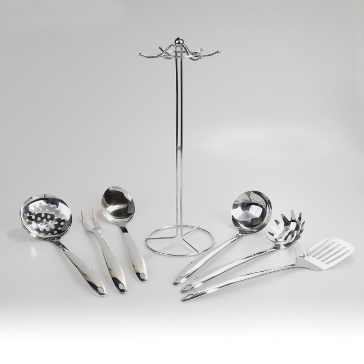 ΣΕΤ 6τεμ. ΚΟΥΤΑΛΕΣ ΑΝΟΞΕΙΔΩΤΕΣ σε ΒΑΣΗ BASIC H2009 - Max.Home®