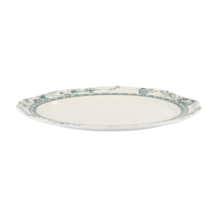 ΠΙΑΤΕΛΑ ΟΒΑΛ 36cm TIFFANY-GREEN 24324 - ORIANA FERELLI®