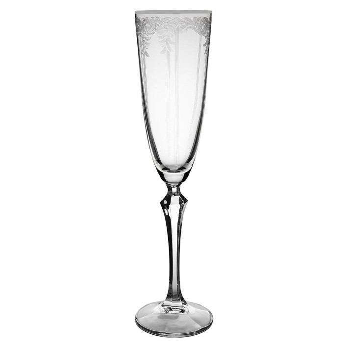 ΠΟΤΗΡΙ ΚΟΛΩΝΑΤΟ ΟΥΖΟΥ 200ml από Κρύσταλλο ELISABETH-Q8106/S