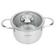 ΚΑΤΣΑΡΟΛΑΚΙ Φ14x9cm- 1.5lt HSR-18/10 PERFECT - ISFA