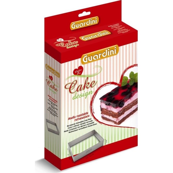 ΤΣΕΡΚΙ ΑΝΟΞΕΙΔΩΤΟ 18x33-27,5x52,5cm CAKE DES. 15690