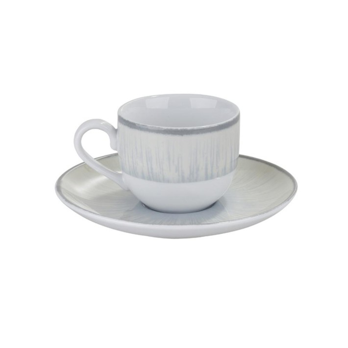 ΣΕΤ 6τεμ. ΦΛΙΤΖ. ΚΑΦΕ 90cc WATER LILY 24336/BLUE - ORIANA FERELLI®