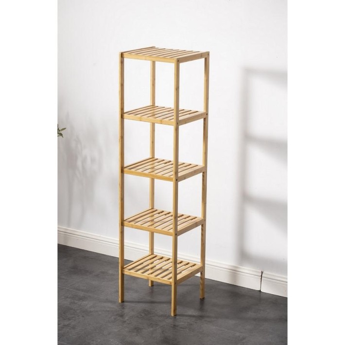 Ράφι Δαπέδου SL2074 μπαμπού 35x33.5x140cm