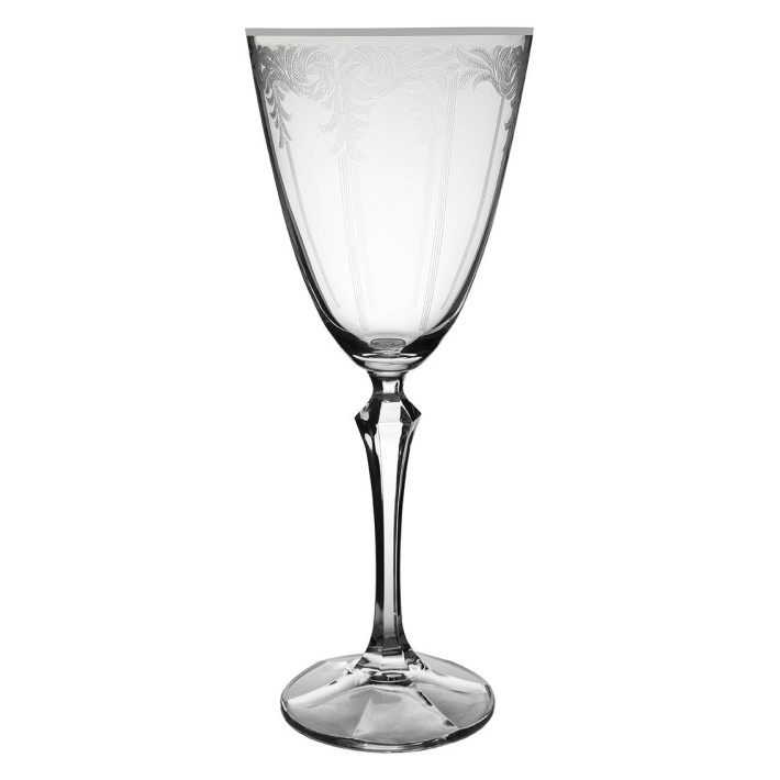 ΠΟΤΗΡΙ ΚΟΛΩΝΑΤΟ ΝΕΡΟΥ 350ml από Κρύσταλλο  ELISABETH-Q8106/S