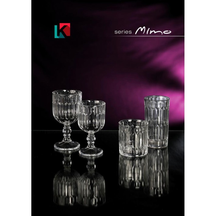 ΣΕΤ 6τεμ. ΠΟΤΗΡΙΑ ΣΩΛΗΝΑ MIMO 370ml - ORIANA FERELLI®