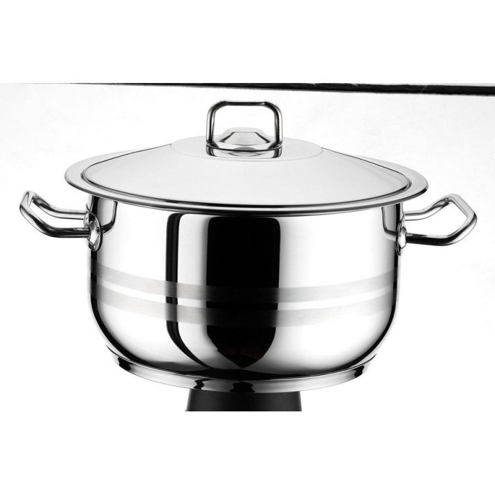 Hascevher Arian Gastro Βαθιά Ανοξείδωτη Κατσαρόλα 6lt / 24cm