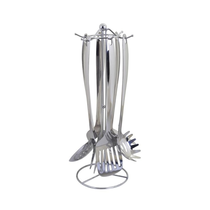 ΣΕΤ 6τεμ. ΚΟΥΤΑΛΕΣ ΑΝΟΞΕΙΔΩΤΕΣ σε ΒΑΣΗ BASIC H2009 - Max.Home®
