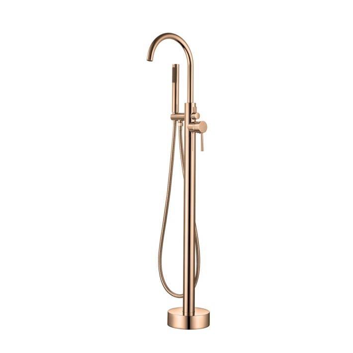 Επιδαπέδια μπαταρία λουτρού ARTEMIS Rose Gold S12323-RG KARAG